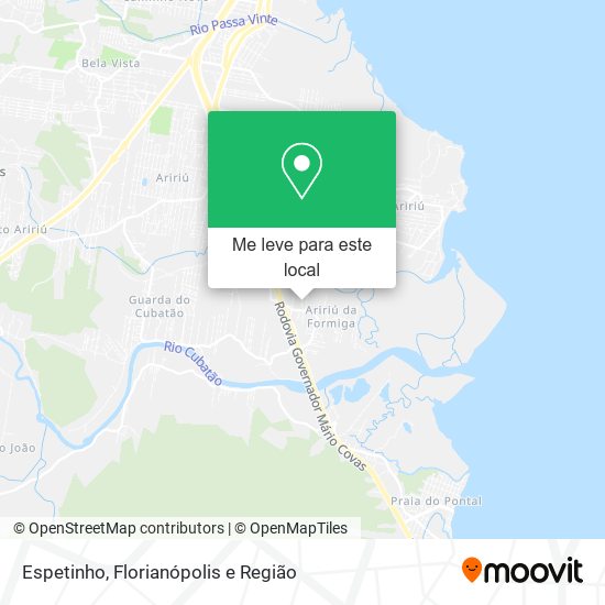 Espetinho mapa