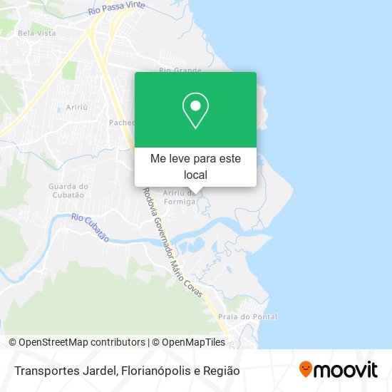 Transportes Jardel mapa