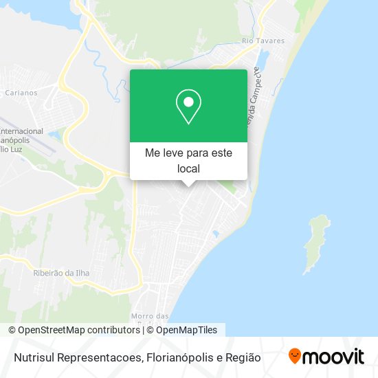 Nutrisul Representacoes mapa