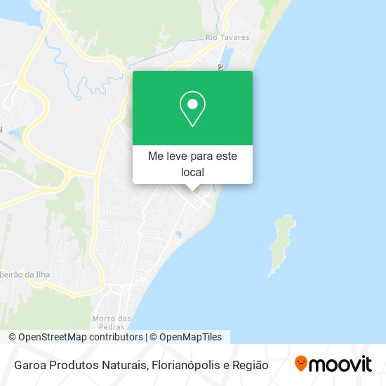 Garoa Produtos Naturais mapa