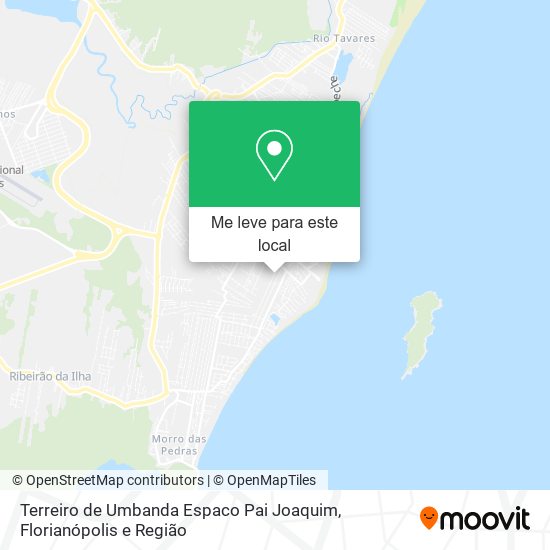 Terreiro de Umbanda Espaco Pai Joaquim mapa