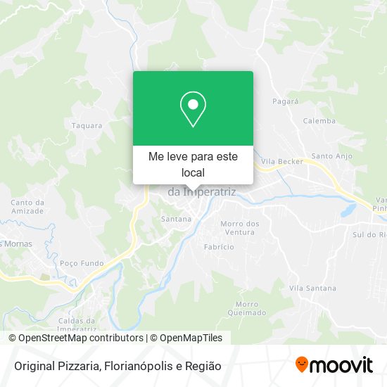 Original Pizzaria mapa