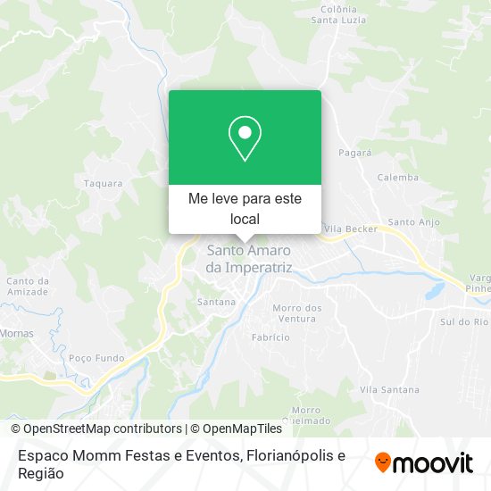 Espaco Momm Festas e Eventos mapa