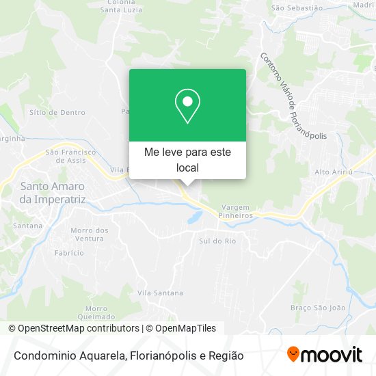 Condominio Aquarela mapa
