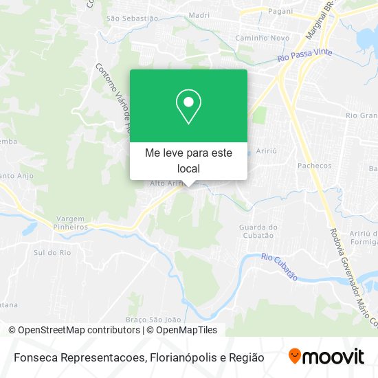 Fonseca Representacoes mapa