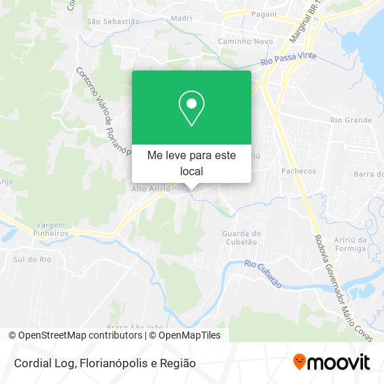 Cordial Log mapa