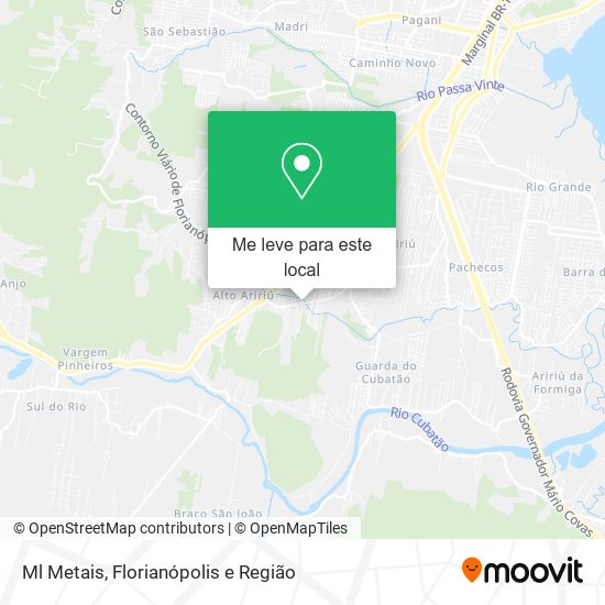 Ml Metais mapa