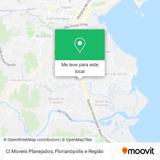 Cl Moveis Planejados mapa