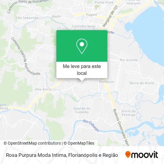 Rosa Purpura Moda Intima mapa