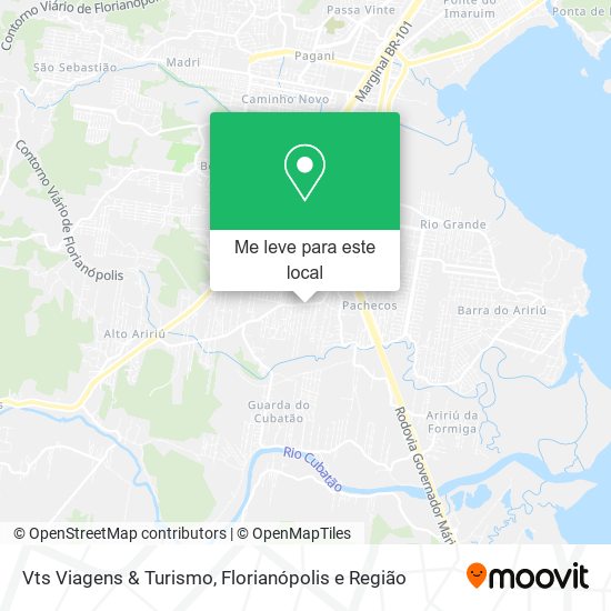 Vts Viagens & Turismo mapa