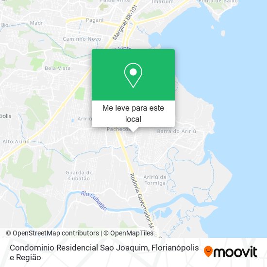 Condominio Residencial Sao Joaquim mapa