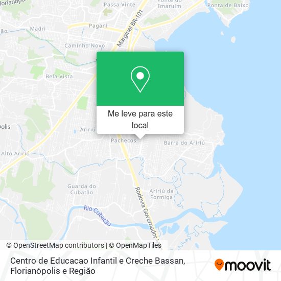 Centro de Educacao Infantil e Creche Bassan mapa