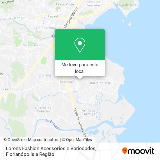 Lorens Fashion Acessorios e Variedades mapa