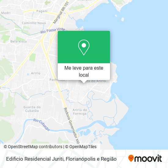 Edificio Residencial Juriti mapa