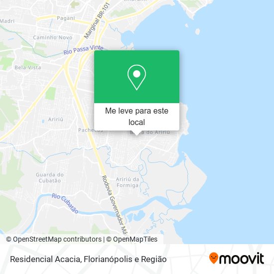 Residencial Acacia mapa