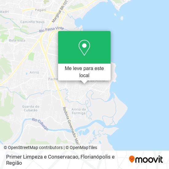 Primer Limpeza e Conservacao mapa