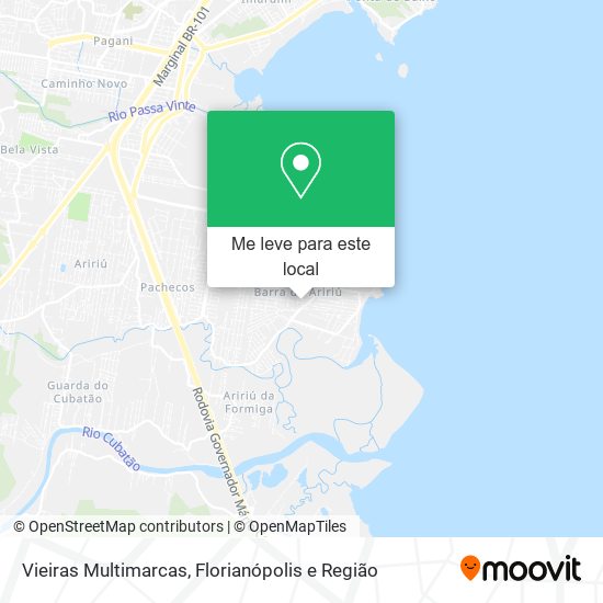 Vieiras Multimarcas mapa