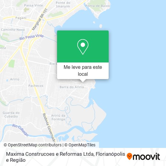Maxima Construcoes e Reformas Ltda mapa