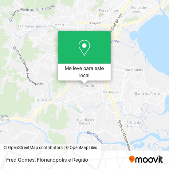 Fred Gomes mapa