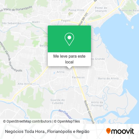 Negócios Toda Hora. mapa