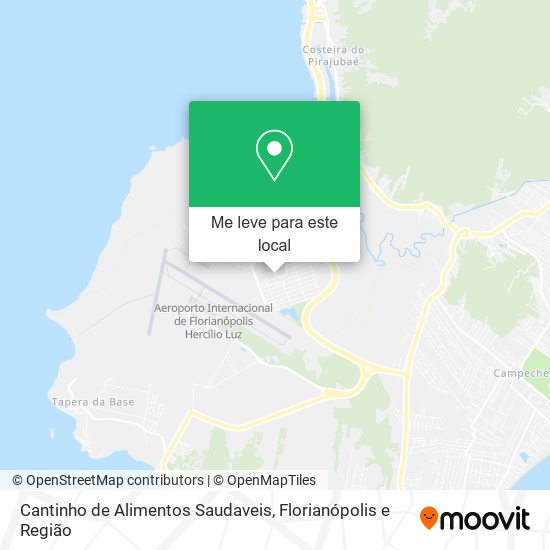 Cantinho de Alimentos Saudaveis mapa