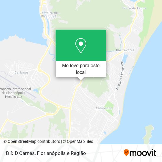 B & D Carnes mapa