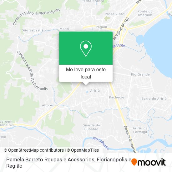 Pamela Barreto Roupas e Acessorios mapa