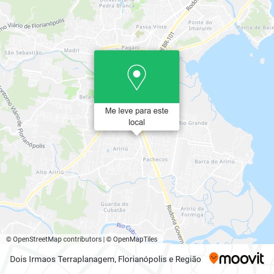 Dois Irmaos Terraplanagem mapa