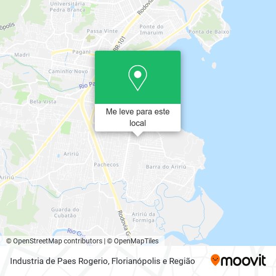 Industria de Paes Rogerio mapa