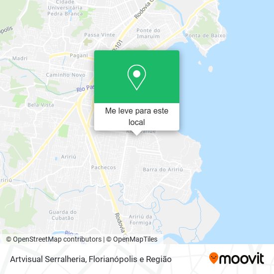 Artvisual Serralheria mapa