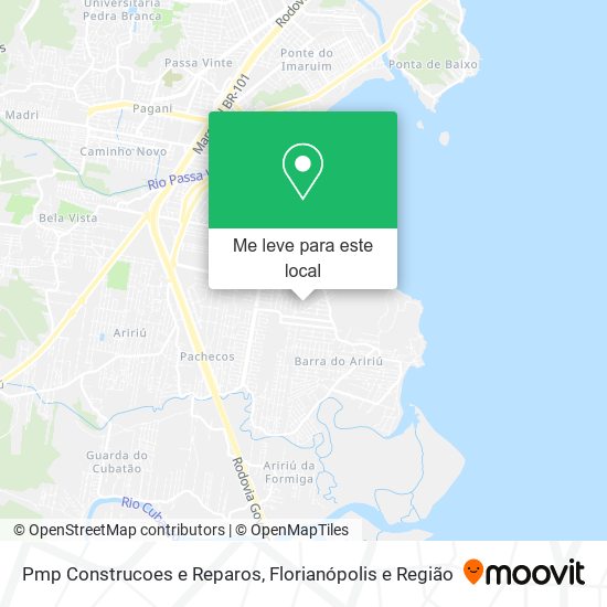 Pmp Construcoes e Reparos mapa