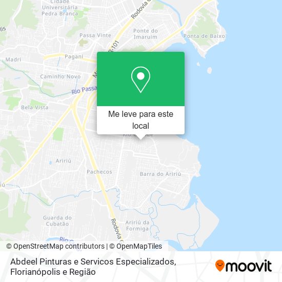 Abdeel Pinturas e Servicos Especializados mapa