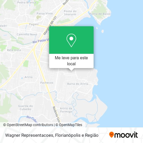 Wagner Representacoes mapa