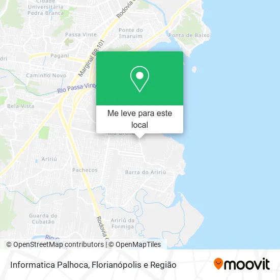 Informatica Palhoca mapa