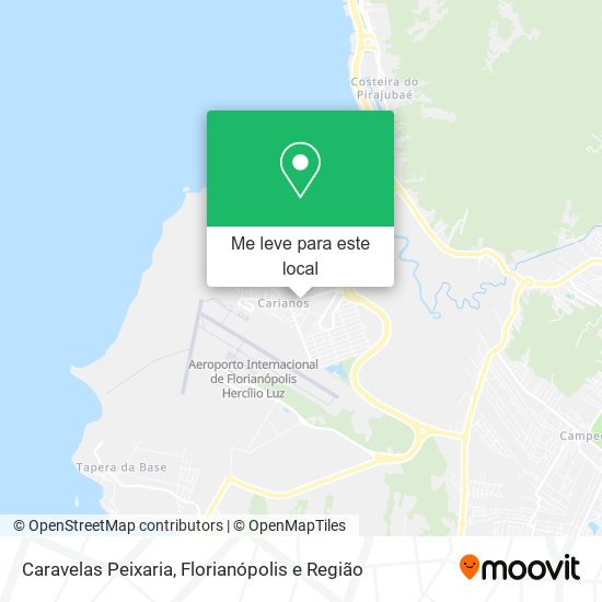 Caravelas Peixaria mapa
