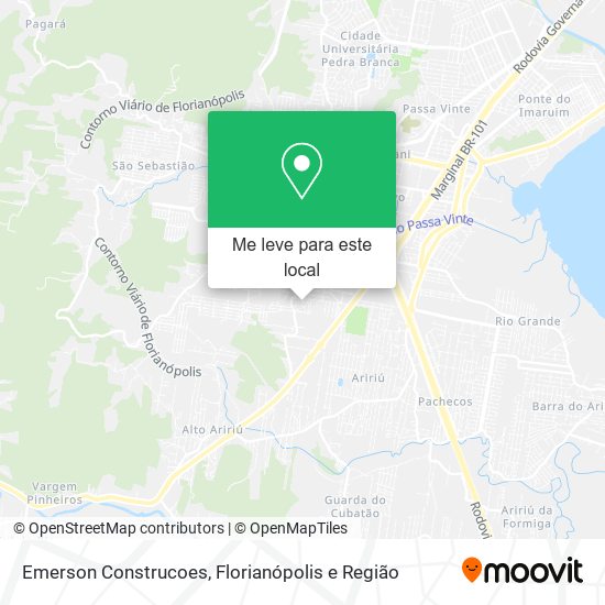 Emerson Construcoes mapa