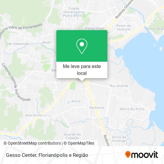 Gesso Center mapa