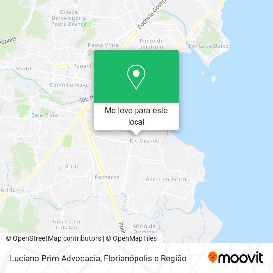 Luciano Prim Advocacia mapa