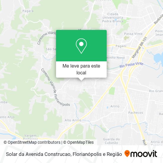 Solar da Avenida Construcao mapa