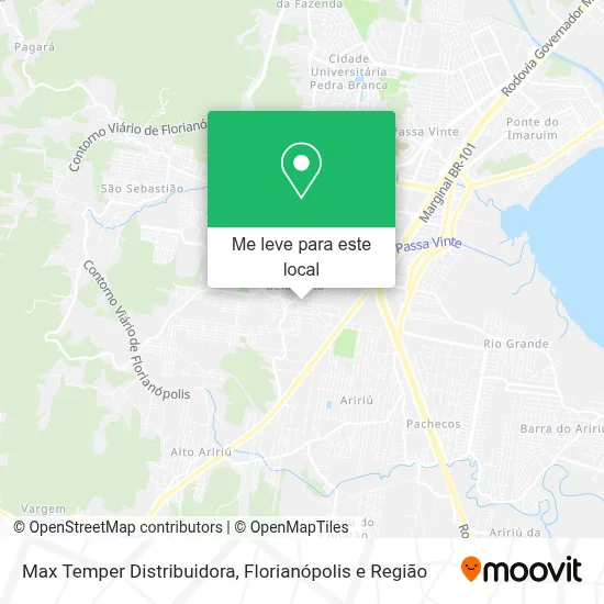 Max Temper Distribuidora mapa