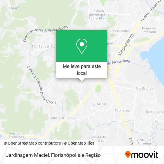 Jardinagem Maciel mapa