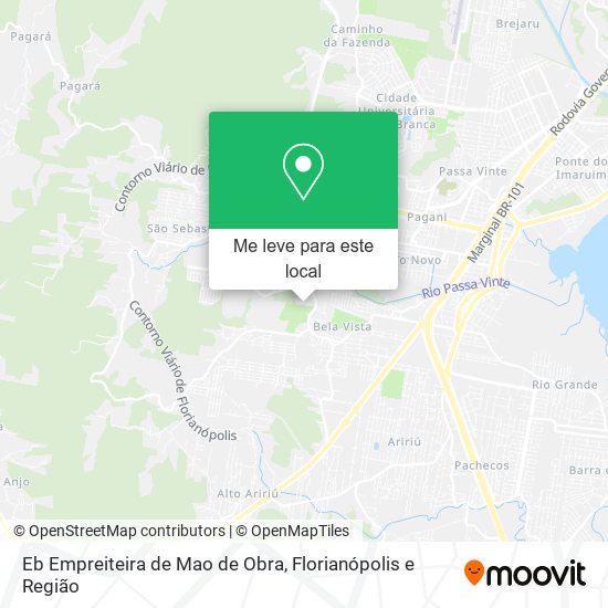 Eb Empreiteira de Mao de Obra mapa