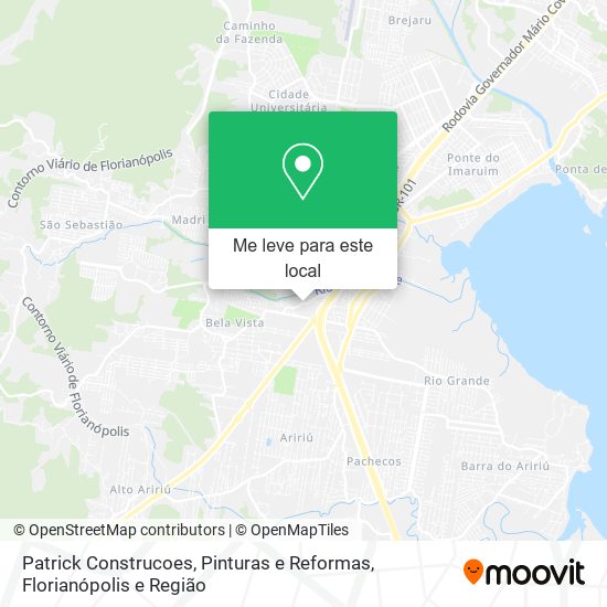 Patrick Construcoes, Pinturas e Reformas mapa