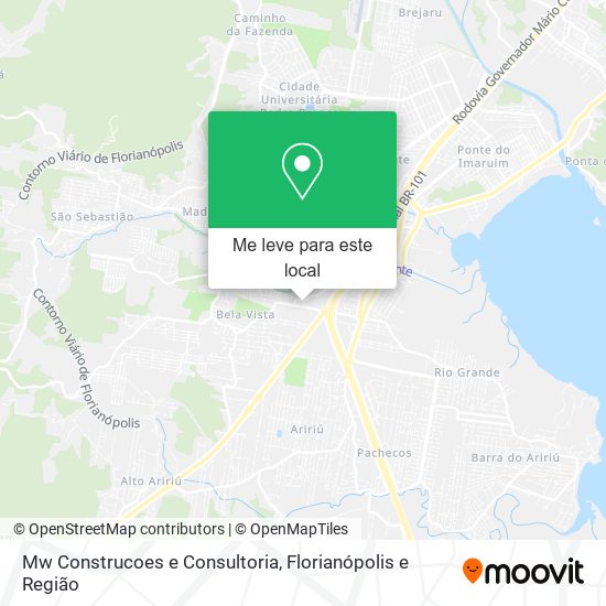 Mw Construcoes e Consultoria mapa