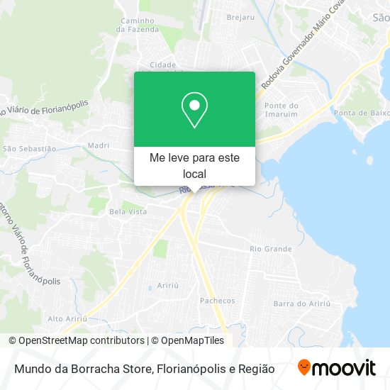 Mundo da Borracha Store mapa