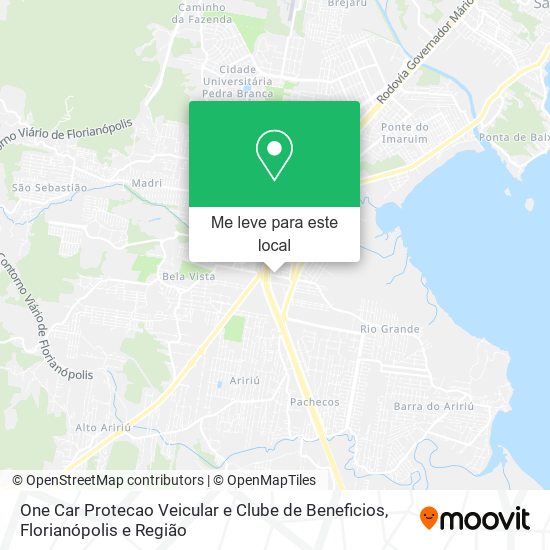 One Car Protecao Veicular e Clube de Beneficios mapa