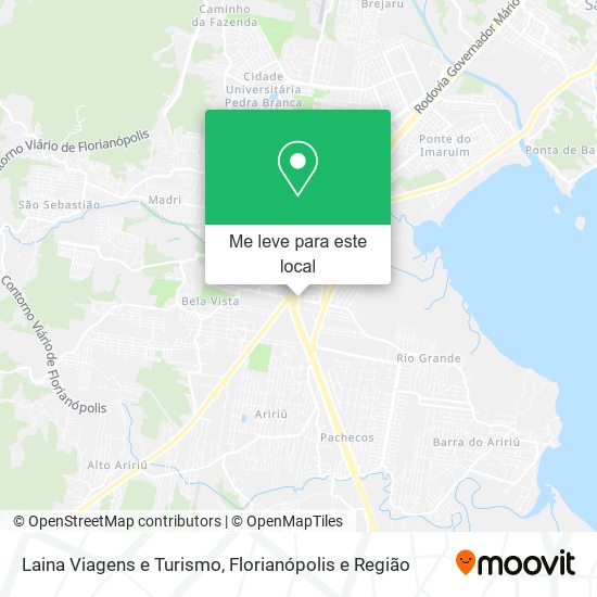 Laina Viagens e Turismo mapa