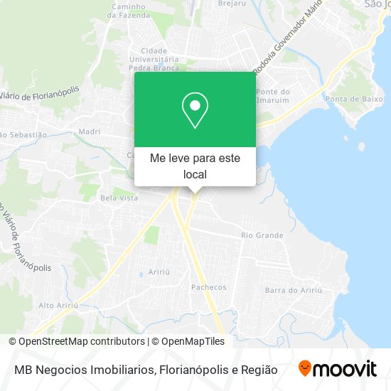 MB Negocios Imobiliarios mapa