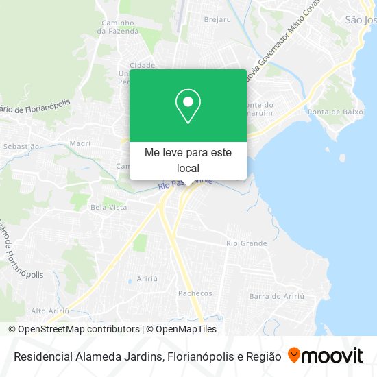 Residencial Alameda Jardins mapa