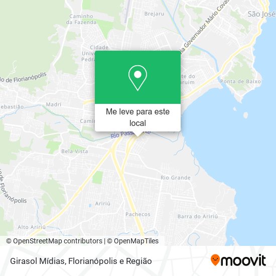 Girasol Mídias mapa